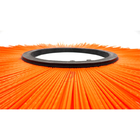 Different Sizes Flat Circle Road Sweeper Brush Mixed Pp Material Or Steel Wire